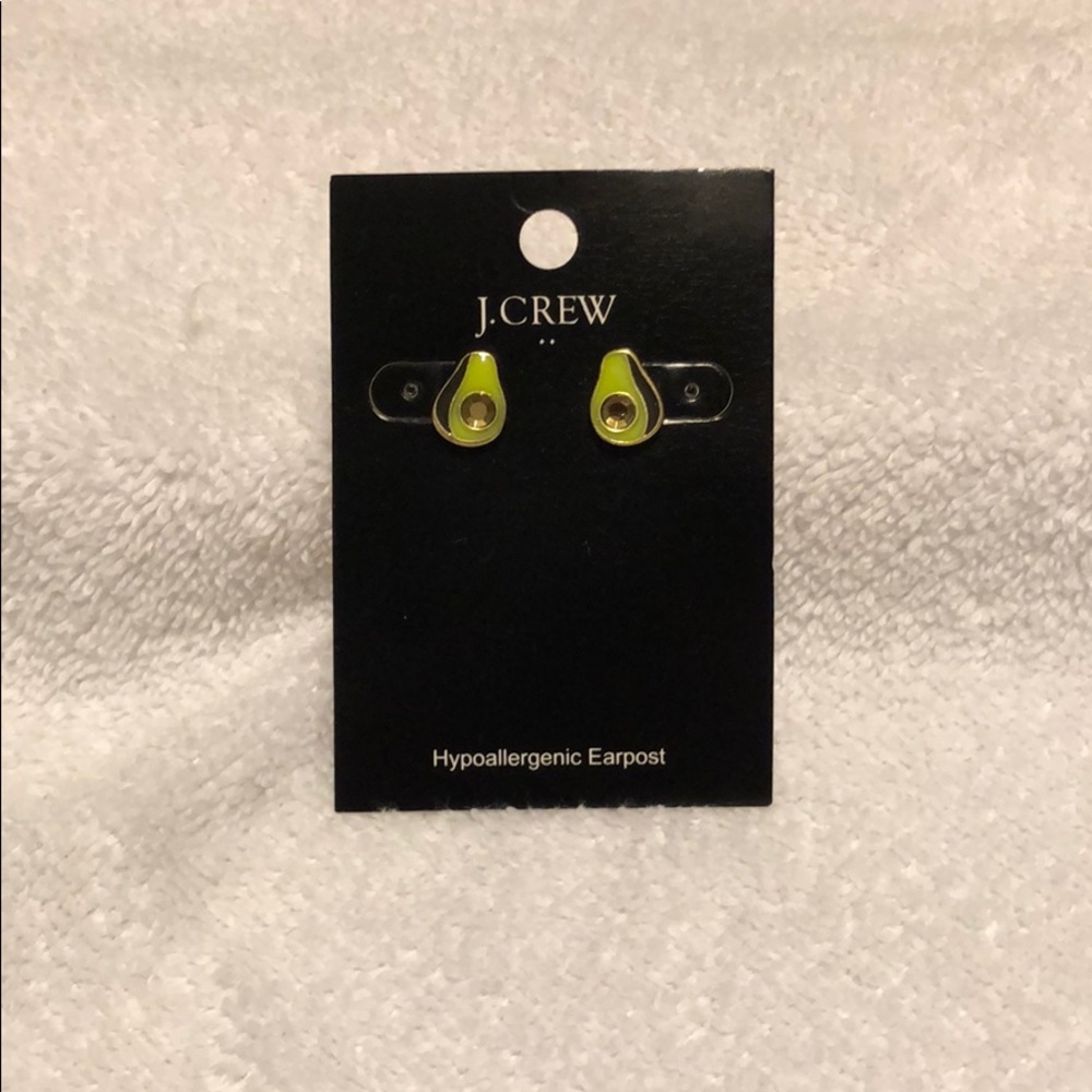 Avacado J Crew Earring Studs